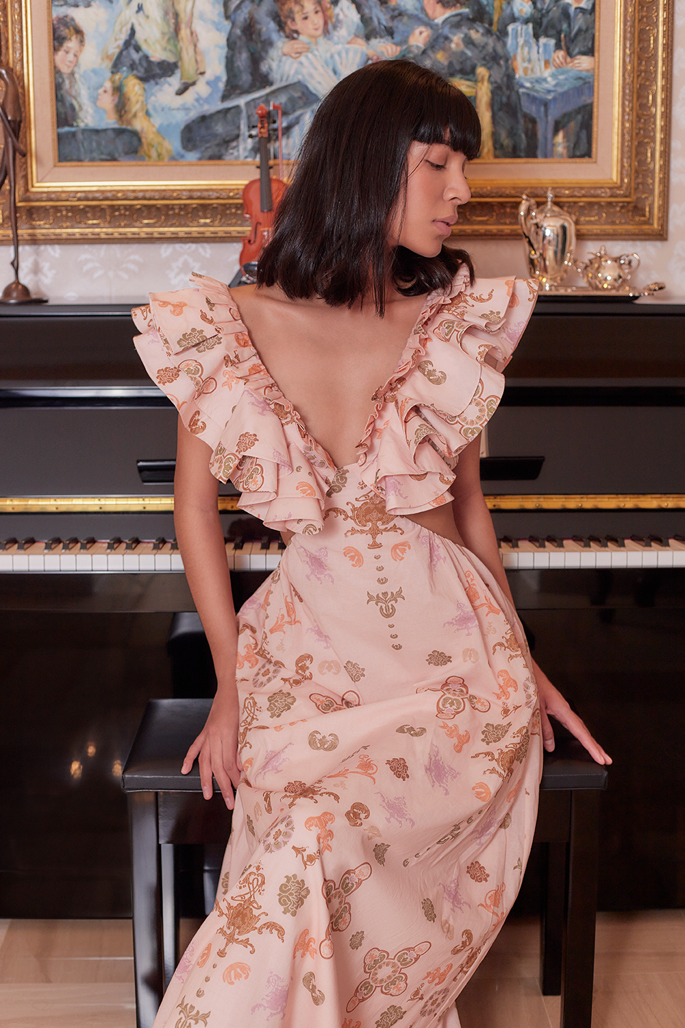 Mimosa del Viento Maxi Dress