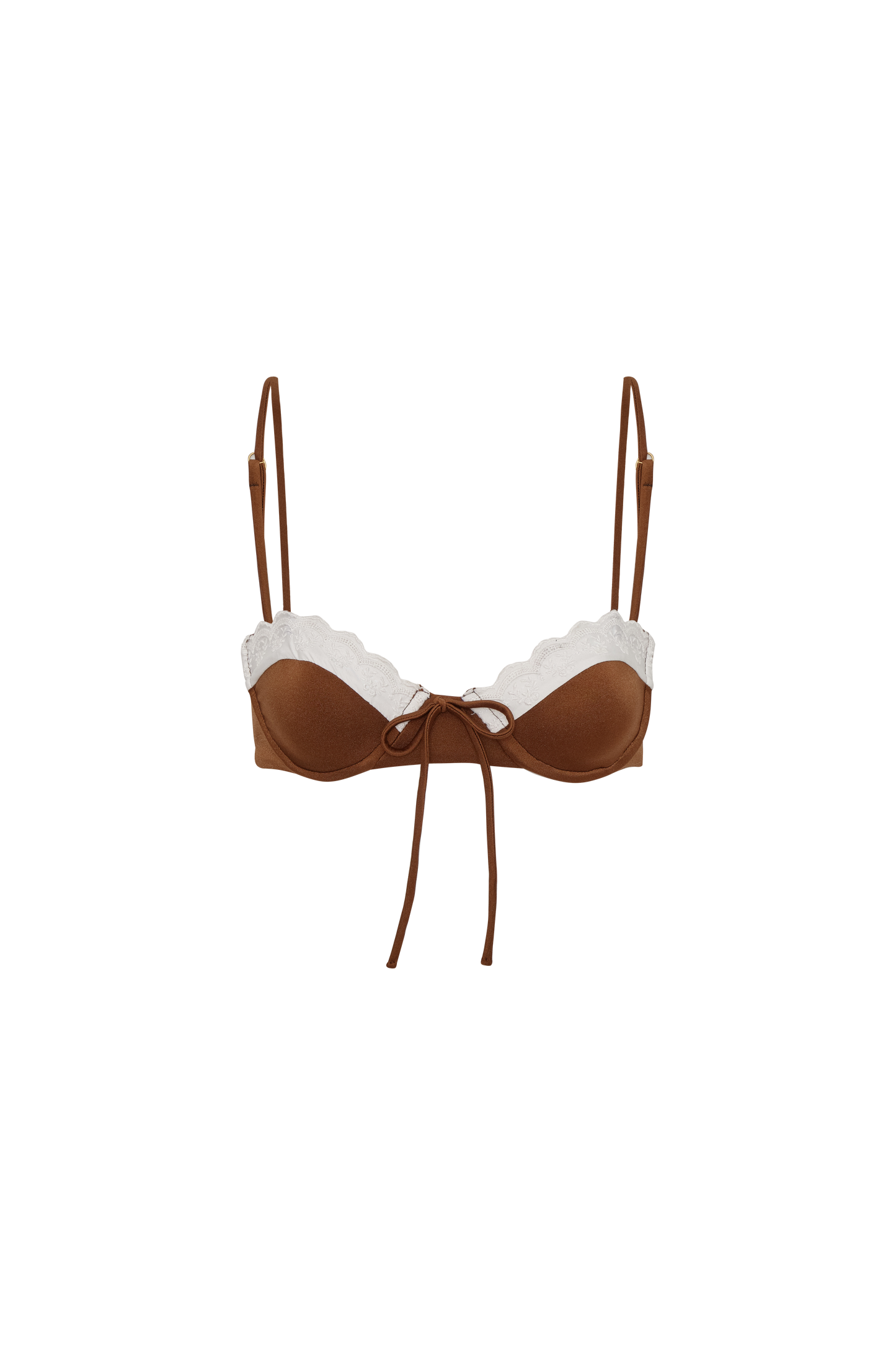 Espuma de Chocolate Bikini Top