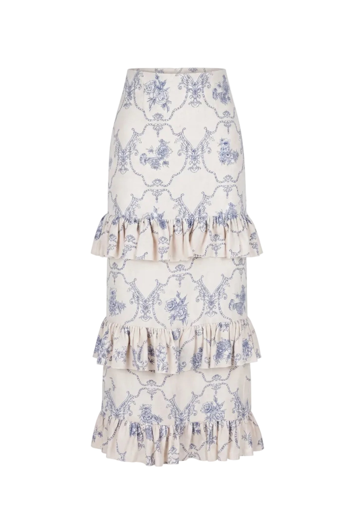 Olas de Jazmín Ankle Skirt