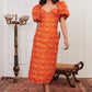 Semilla de Girasol Midi Dress