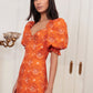 Semilla de Girasol Midi Dress