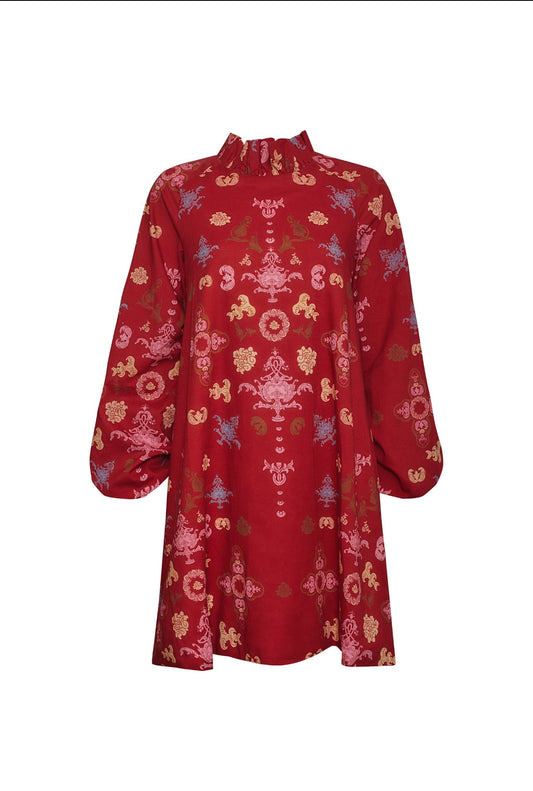 Grosella Roja Mini Dress