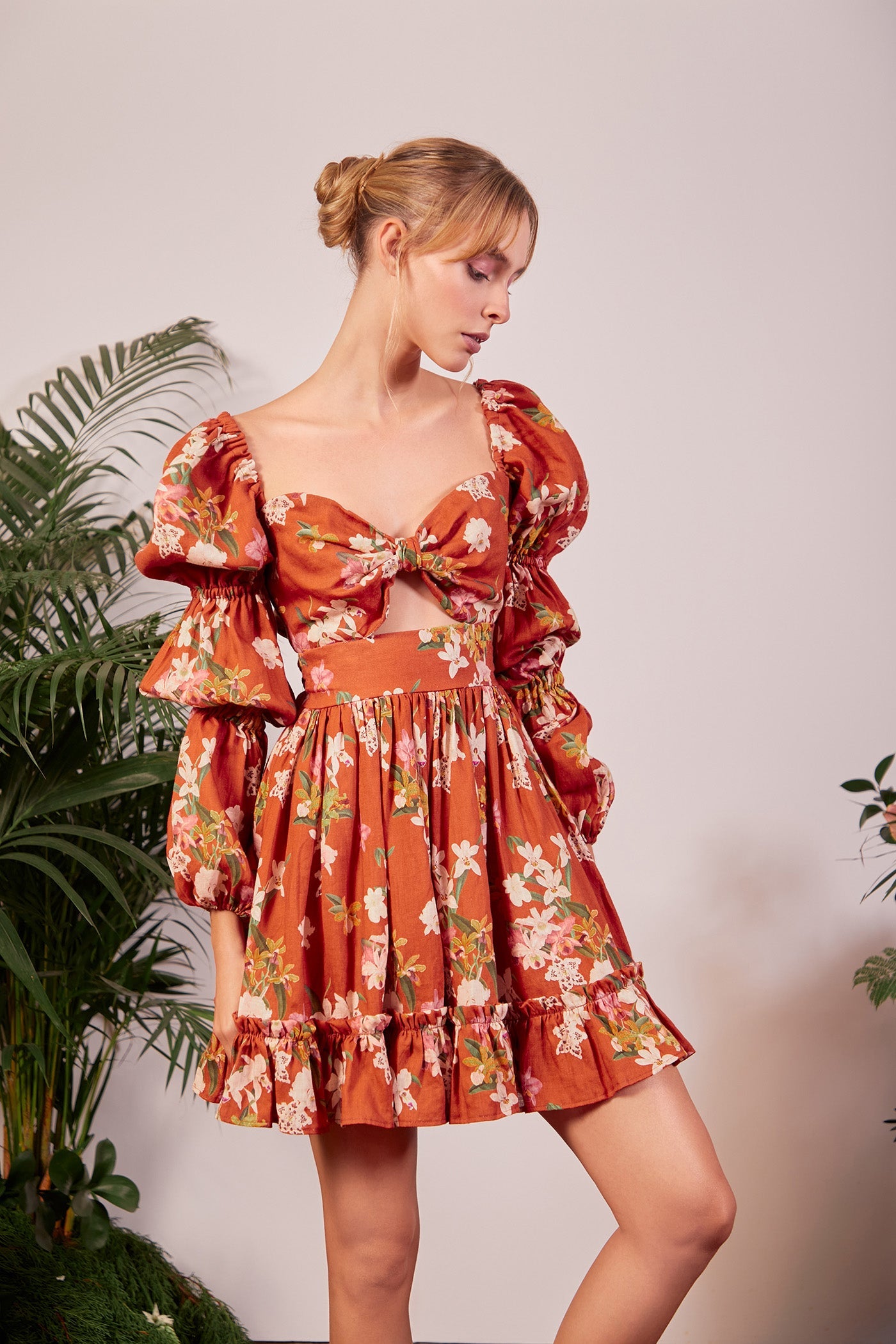 Caléndula Amore Mini Dress